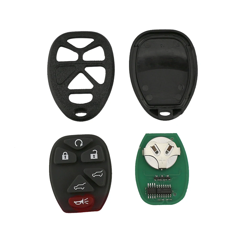 YIQIXIN 315Mhz Remote Car Key 6 Buttons For Chevrolet Suburban Tahoe GMC Yukon For Buick Cadillac Hummer H3 Fob FCC ID OUC60270