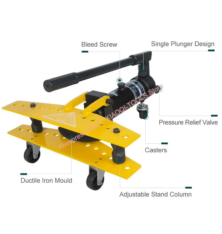 

SWG-1 Electric Profile Round Bending Machine Pipe Bar Bender Pipe Tube Bending Machine Steel Bar Bender