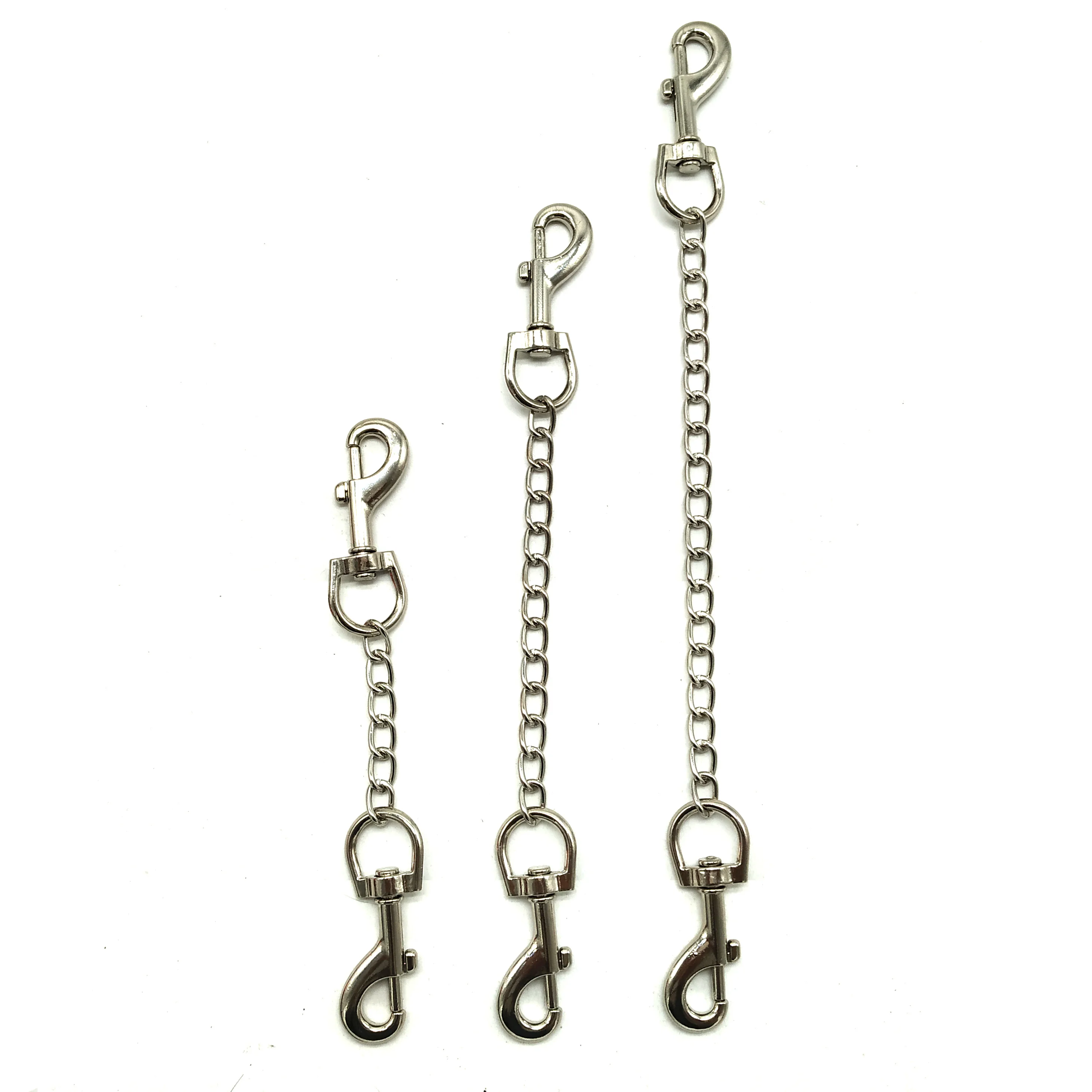 15cm To 35cm Double Metal Hook Chain For Restraint Bondage Bdsm Handcuffs Convenient Connection Lock Adult Sex Toys