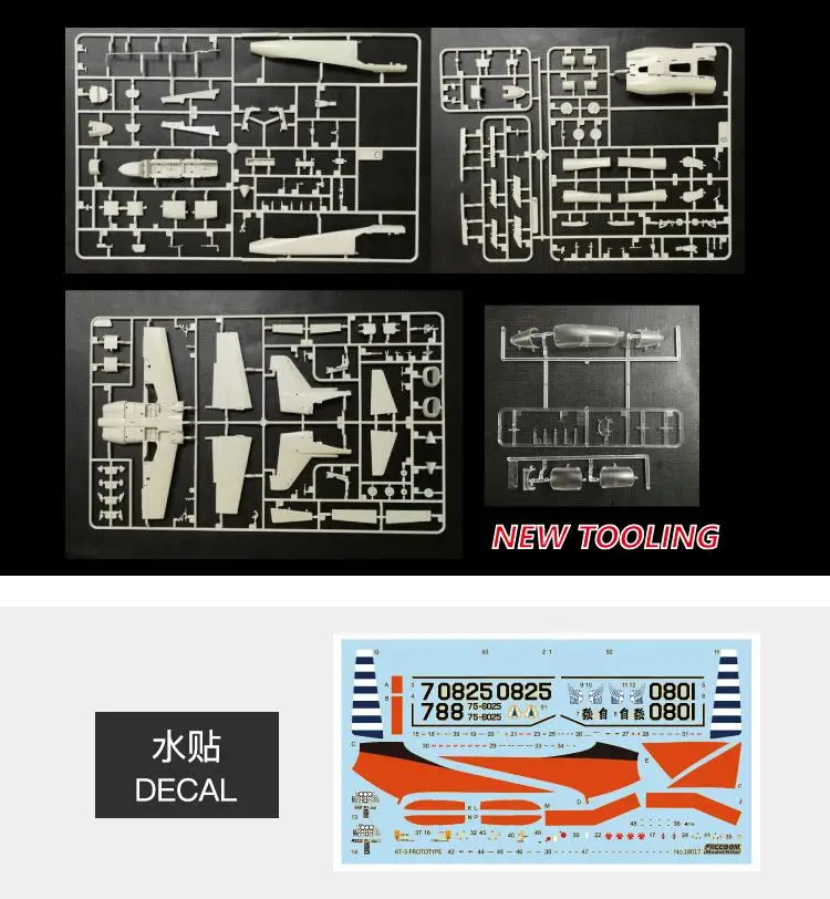 FREEDOM F18018 scala 1:48 AT-3 Tzu Chung allenatore a due posti ROCAF Early * Kit modello di pittura prototipo