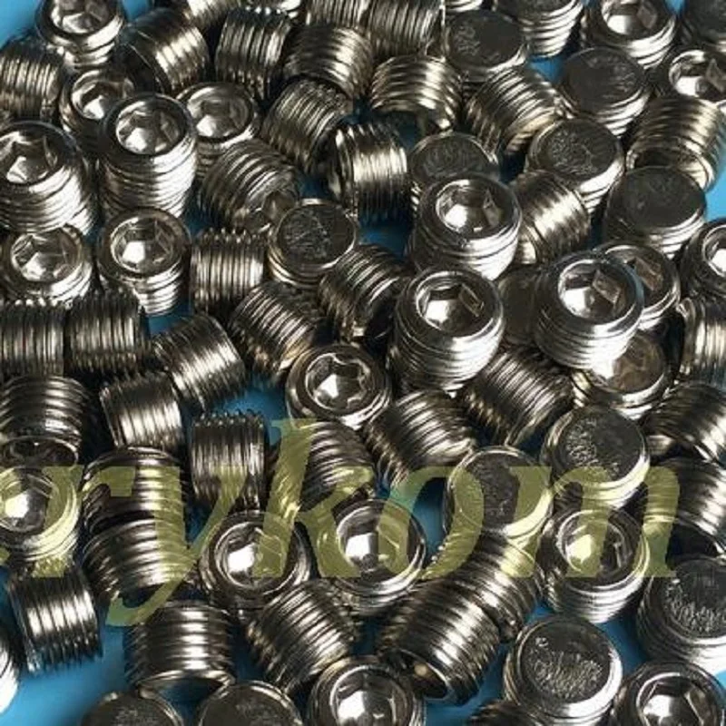 جميع حجم 10 قطعة/الوحدة PT & NPT ذكر الموضوع 1/4 "bsp 3/8" 3/4 "عرافة المقبس هوائي التوصيل نهاية كاب 1/16 BD-01/02/03/04