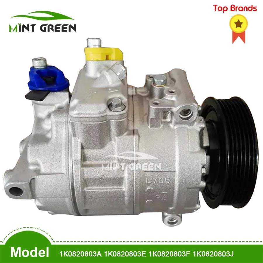 For Volkswagen JETTA GOLF CADDY EOS GTI Crafter 7SEU17C AC Compressor 1K0820803A 1K0820803E 1K0820803F 1K0820803J