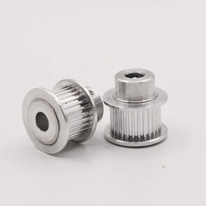 Aluminum Alloy BF Type MXL 32 Teeth 5/6/6.35/7/8/10mm Inner Bore Timing Pulley 7/11mm Width 2.032mm Pitch Synchronous Wheel