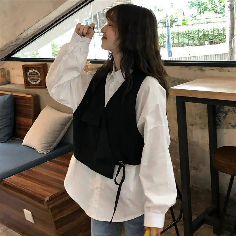 Vest Women Summer All-match Sweet Simple Solid Streetwear Students Fashion New Holiday Vintage Chic Ulzzang Leisure Clothing Fit