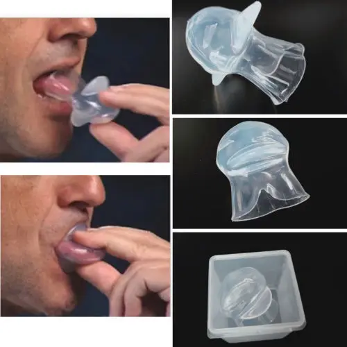 2024 Brand New Style Silicone Anti Snoring Tongue Device Sleep Apnea Aid Stop Snore Stopper Sleeve