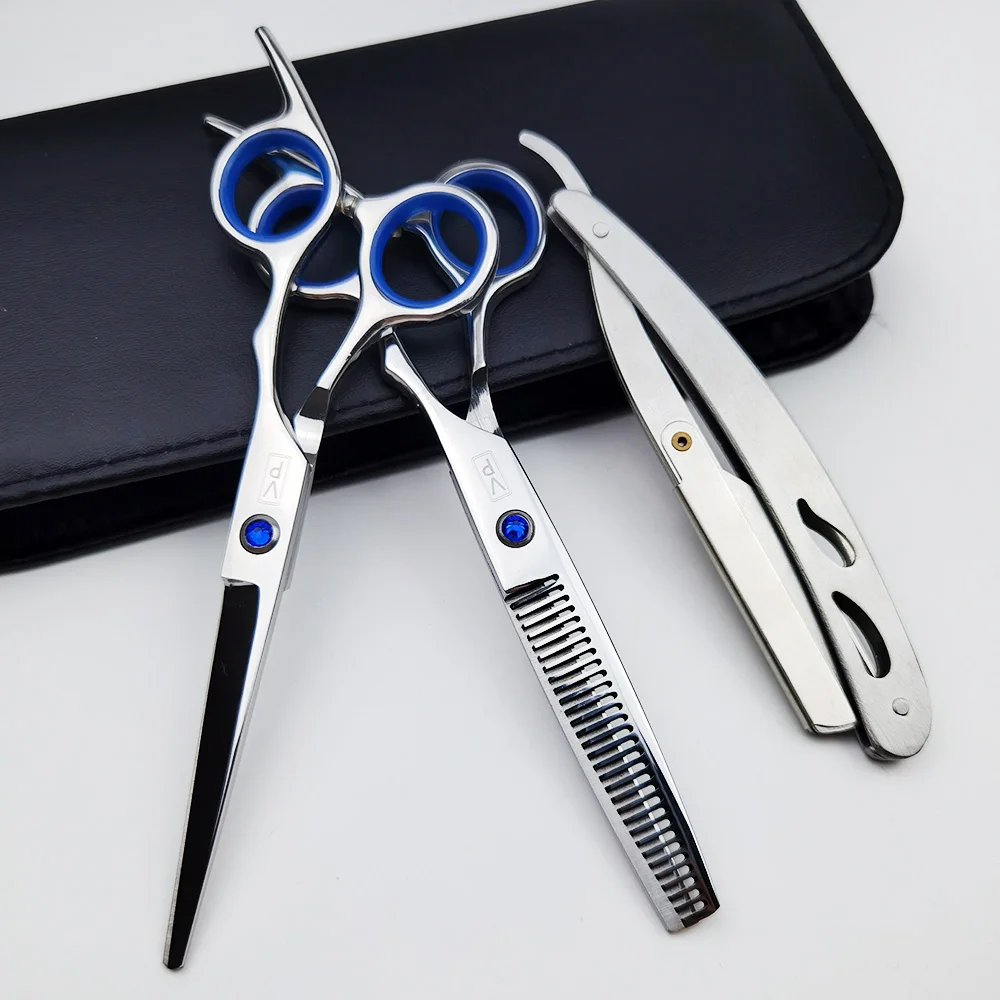 

Right Hand 6" 440C Professional Hairdressing Scissors Cutting Shears Thinning Scissors Salon Hair Scissors Barber Scissors Japan