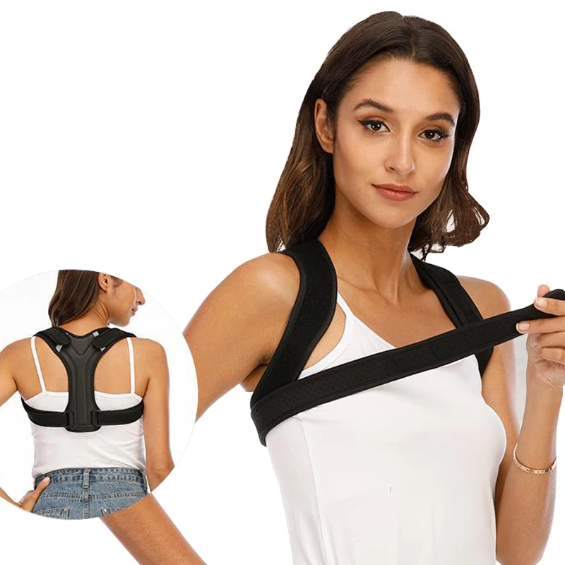 

Adjustable Back Posture Corrector Clavicle Shoulder Spine Support Back Brace Posture Correction Belt Anti-hump Women Men Work