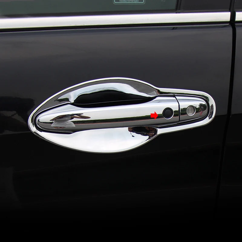 

ABS Chrome Car Door protector handle Bowl and Car door Decoration Handle protector FOR Honda CRV CR-V 2012-2016 Accessories