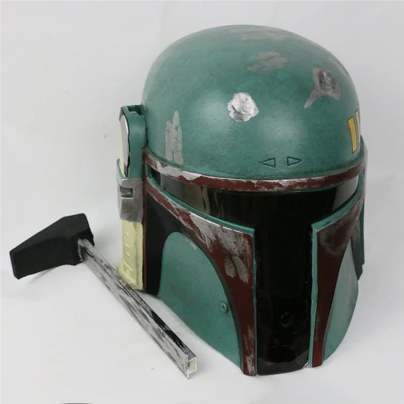 

Takerlama Helmet Boba Bounty Hunter Hat Boba Adult Unisex Helmet Cosplay Props Halloween PVC Helmet Mask