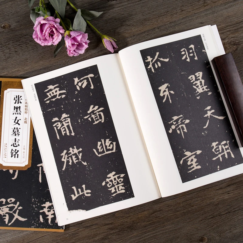 Regular Script Brush Calligraphy Copybook Chinese Epitaph Practice Book Essence of Rubbings of Past Dynasties Caligrafia China