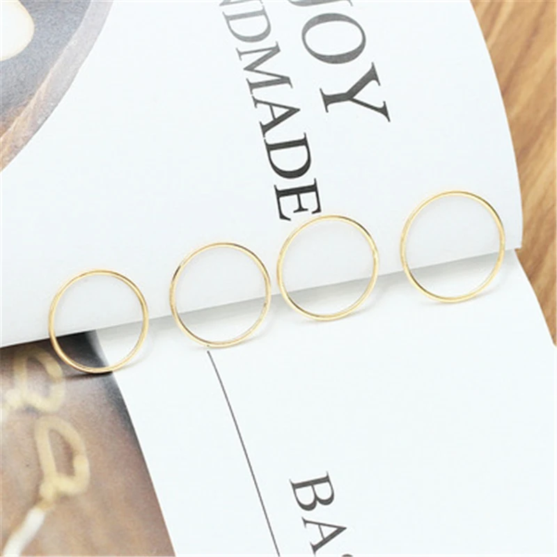 14K Gold gefüllter Stapelring Boho Goldschmuck Minimalistischer Knuckle Ring Anillos Mujer Gold Accessoires Böhmische Ringe für Frauen – Detail 12
