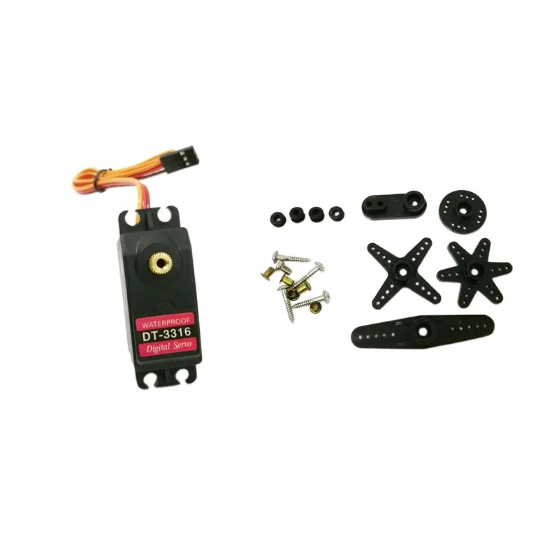 Brazo robótico de Metal G8 con DT3316, Servo Robot manipulador, pinza, piezas de Robot RC DIY