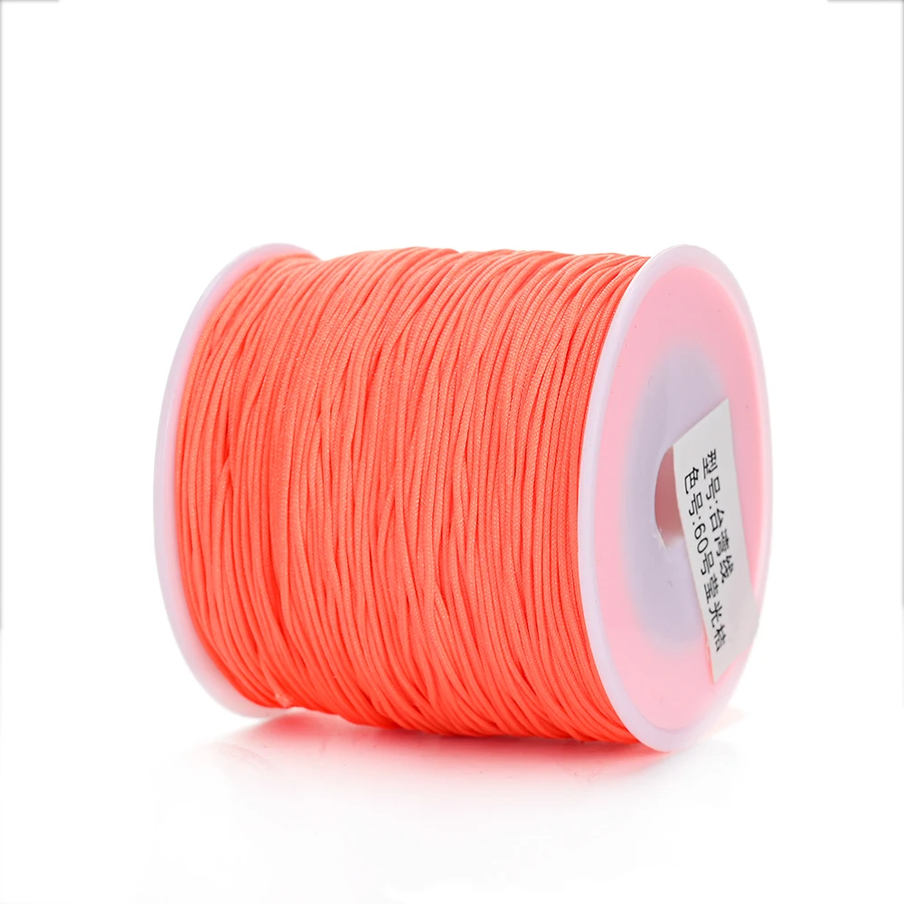 100 m/Rolle, 0,8 mm, 28 Farben, Nylonfaden, Schnur für DIY-Herstellung von Armbändern, Halsketten, handgefertigten Bastelzubehör – Detail 14