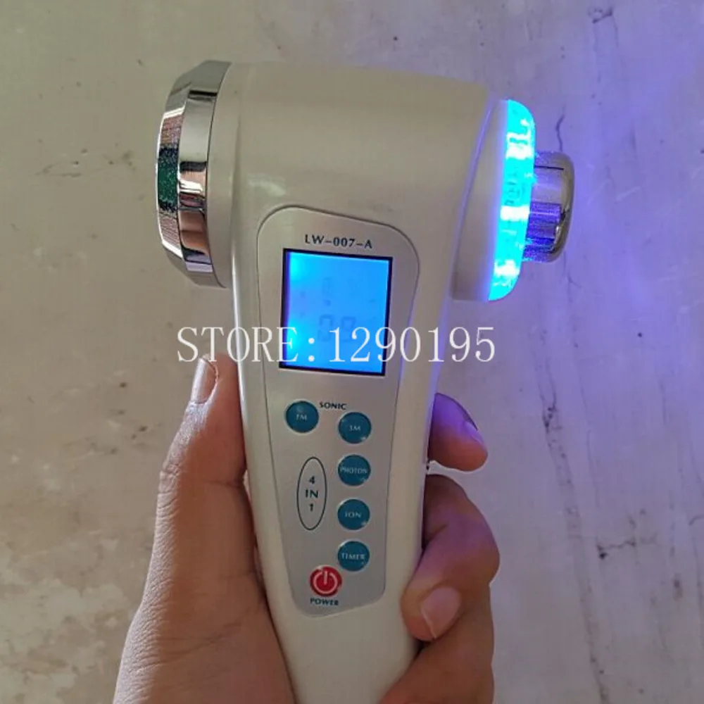 Masajeador Electrico Face Care Massageador Machine Wrinkle Acne Therapy Fisioterapia Masaje Galvanic Sonic Beauty SPA Massager