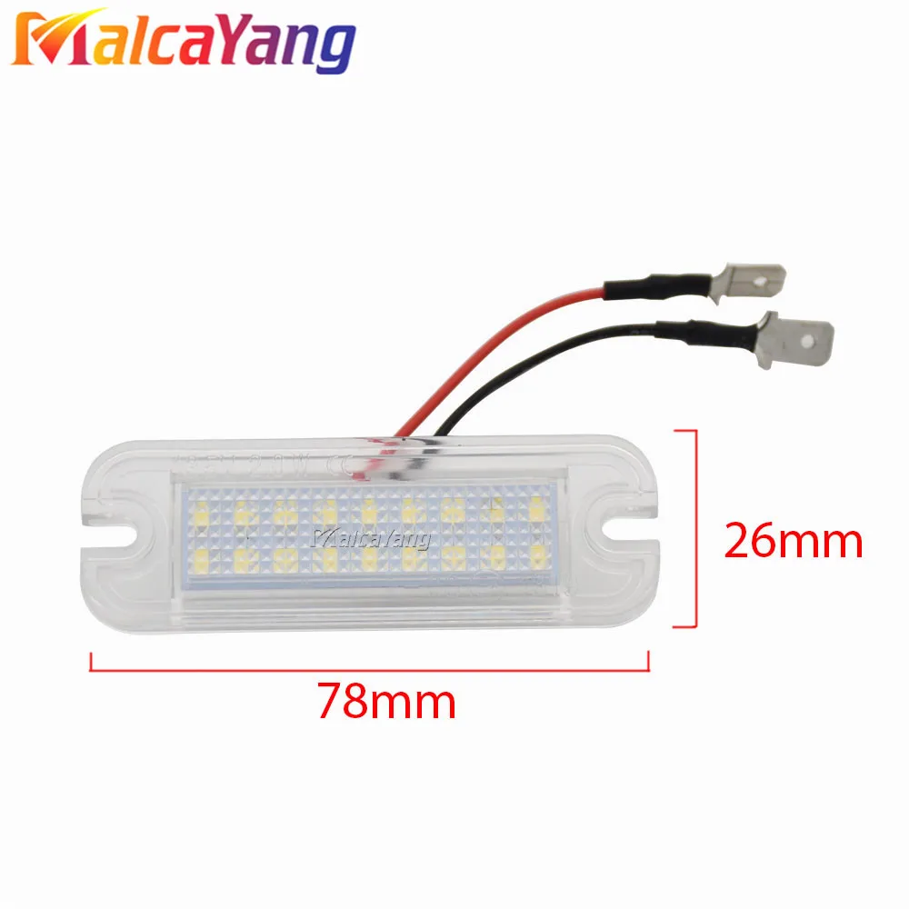 OE Replacement LED License Plate Lights For Mercedes Benz G-Class W463 G500 G550 G55 G63 G65 AMG Car Number Lamps Hight Quality