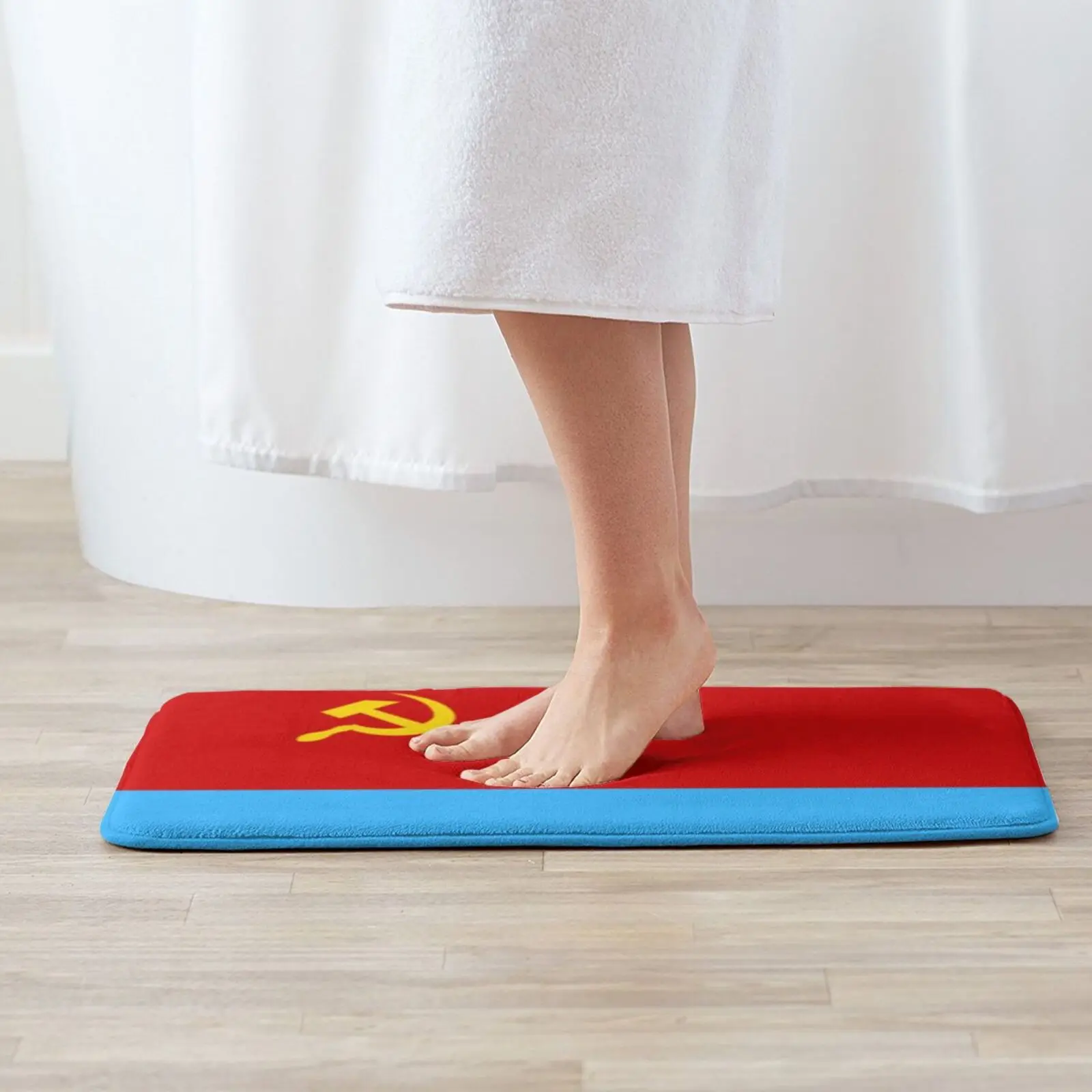 Flag Of Ukraine Ussr Soft Non-Slip Mat Rug 1287 Carpet Cushion Ussr Communism Ukraine