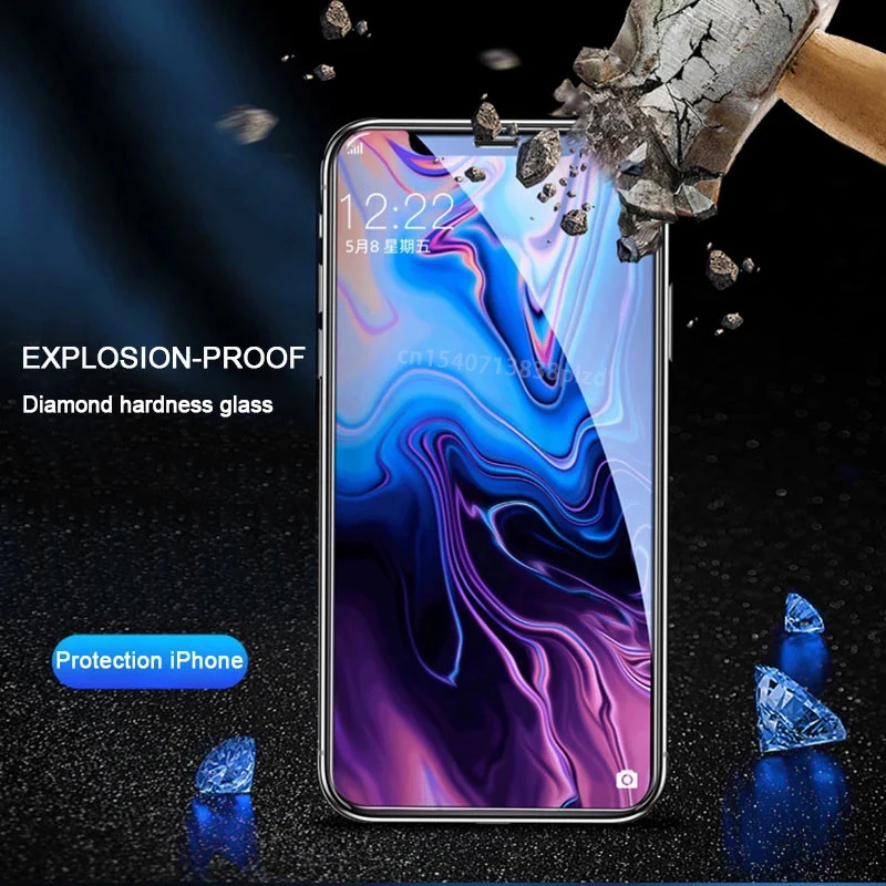 Tempered Glass For iPhone 12 11 Pro Max Mini Screen Protector iphone12 iphone11 Pro 11pro 12pro X XS Max SE 2020 6 S 6S 7 8 Plus