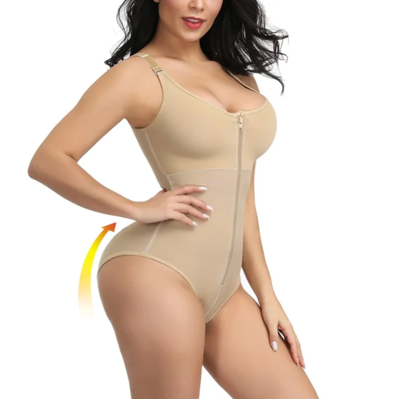 Women Slimming Bodysuits Shapewear Women\'S Corset Tops Tummy Control Body Shaper Spaghetti Strap Camisole Jumpsuit