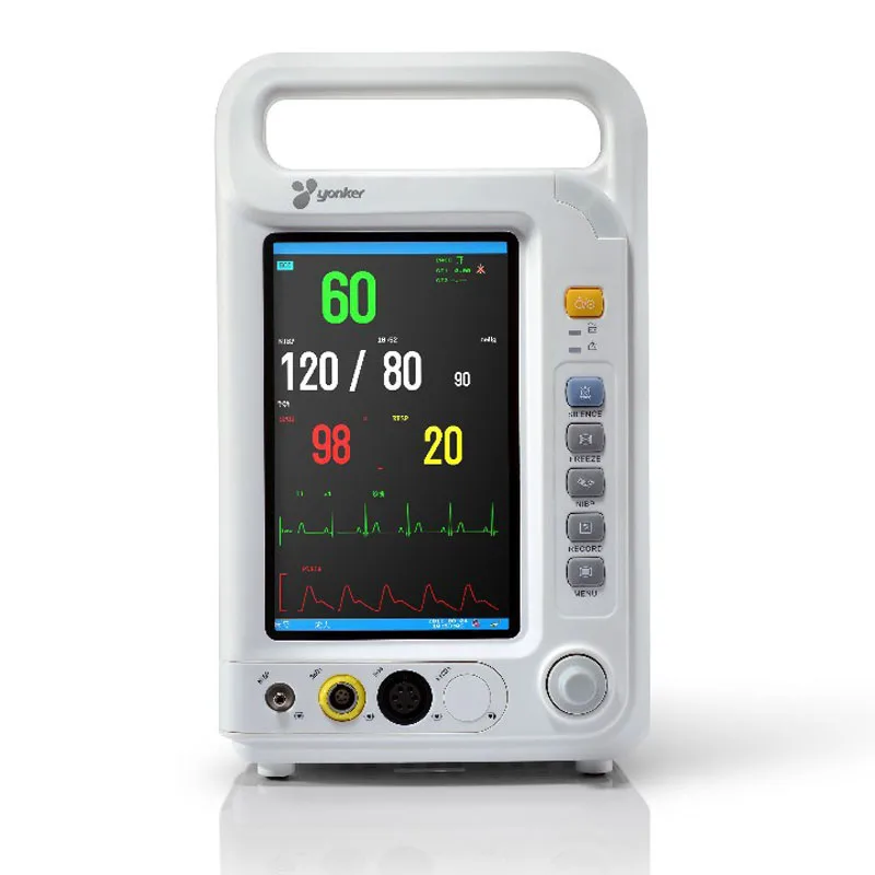 

Health Care Multi Parameter ICU Patient Monitor Pulse Rate Blood Pressure Temperature Oximeter Medical Equipment YK8000A