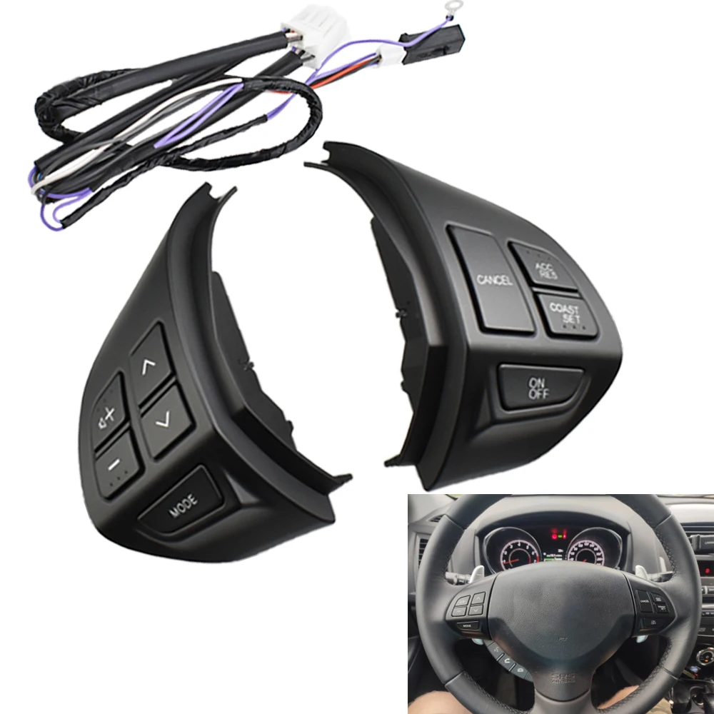 High Quality Cruise Control Switch Button Multifunction Steering Wheel Button Switch For Mitsubishi Outlander ASX 2007-2012