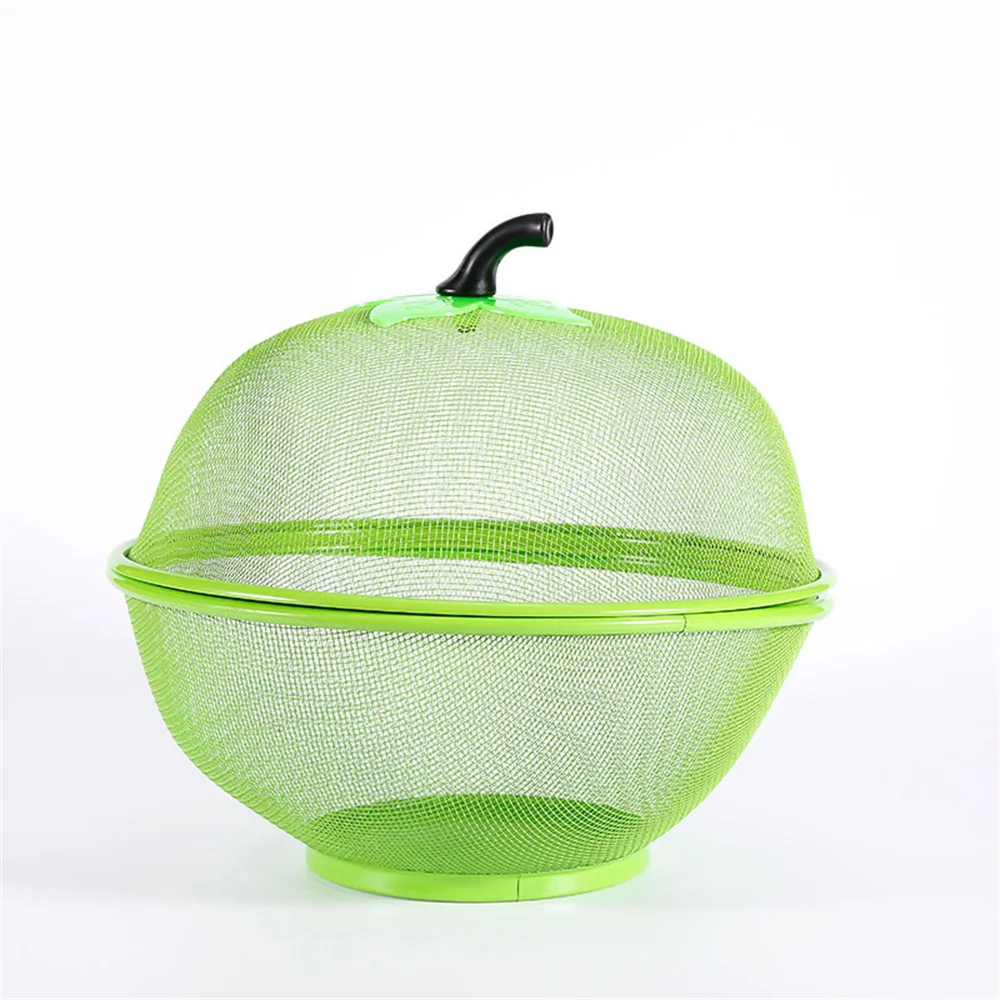 Mesh Fruit Vegetable Storage Bowls Table Fruit Basket Keep Flies Insects Out Food Container Kitchen Egg Baskets Holder