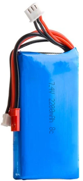 7.4V 2200mAh Lipo Battery for FrSky Taranis Q X7 Dx6e Dx6 Transmitter Spektrum DX8 Rc Spare Part 2S Rechargeable Battery Pack