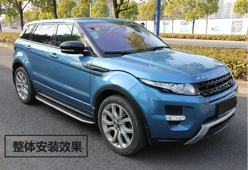 For LAND ROVER RANGE ROVER EVOQUE 2011-2019 Running Boards Side Step Bar Pedals High Quality Nerf Bars Auto Accessories