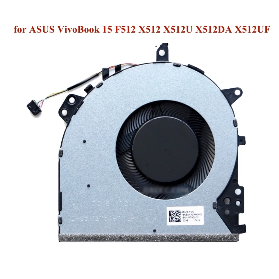 Ventilateur De CPU Fan 4Pin Compatible Asus F552CA F552CC F552CL F552EA F522EP F552IU