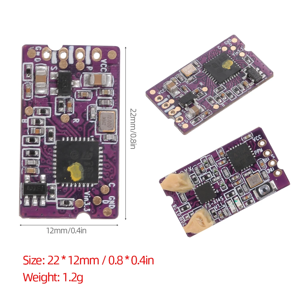 FlySky FS-X14S Ricevitore 14CH 2.4G PPM i-BUS S.BUS Uscite di Segnale Doppia Antenna per FlySky FS-I6 NV14 FS-I6X FS-I4X Trasmettitore