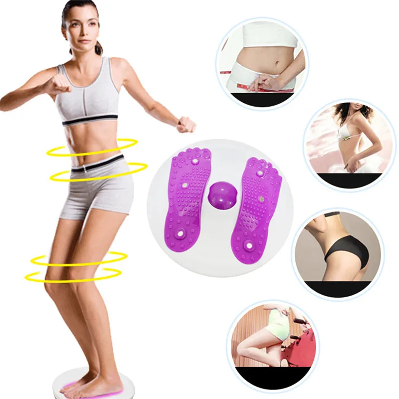 Home Twister Adult Magnet Massage Feet Thin Waist Slimming Sports Equipment Weight Loss Fitness Twist Board With Resistance Band