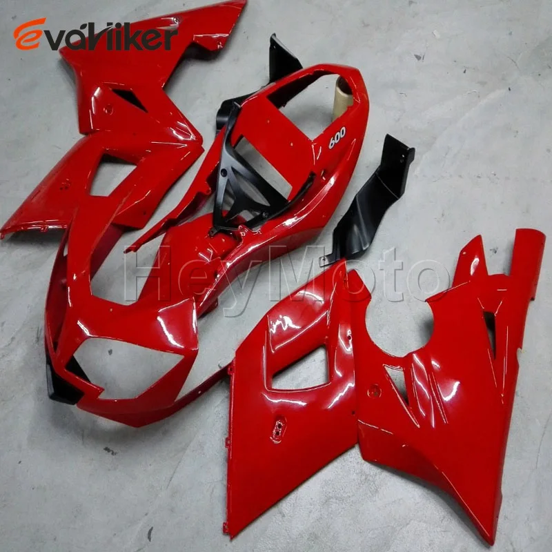 

motorcycle fairing for 600 2003 2004 2005 2006 650 2003 2004 2005 red ABS plastic motor panels kit