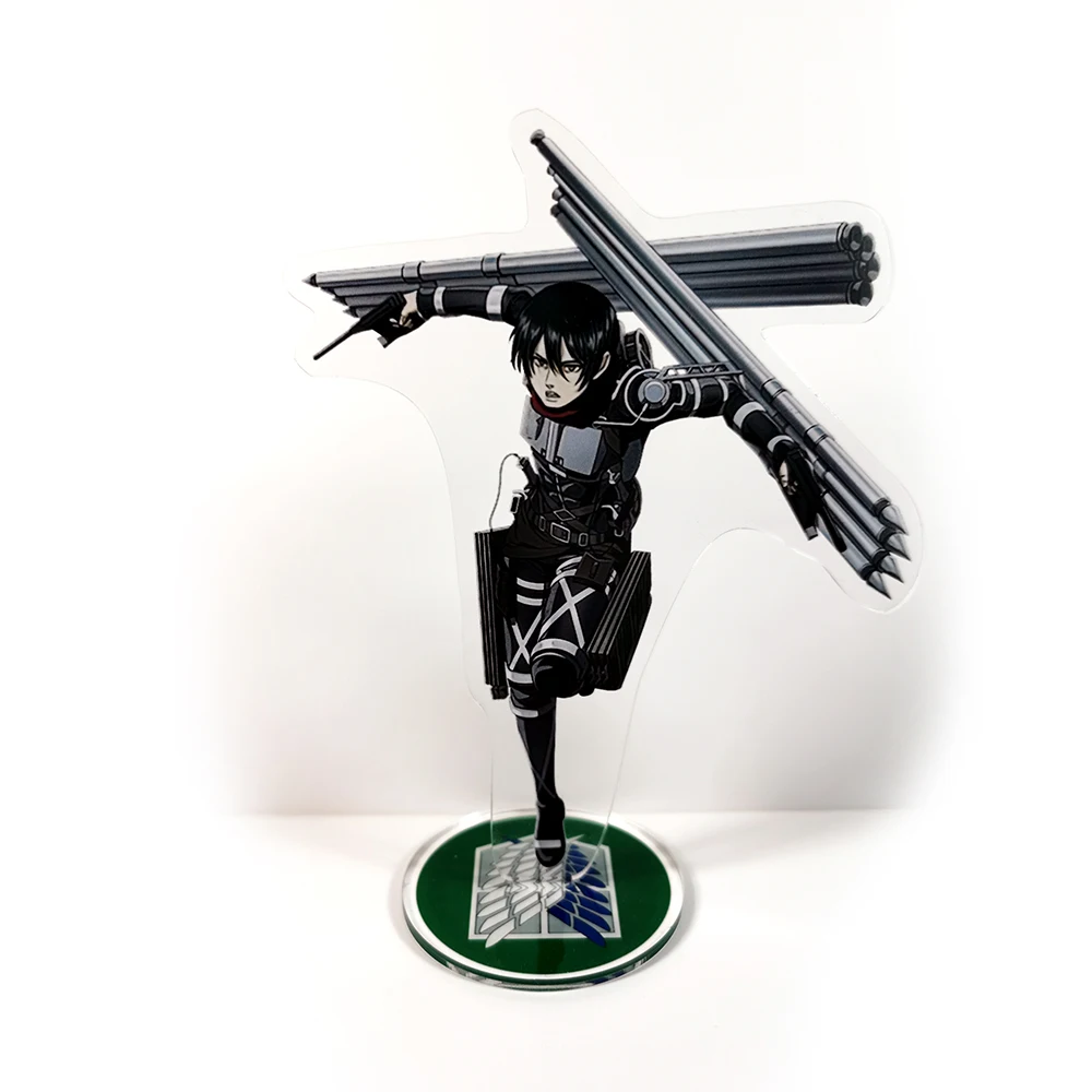 Attack on Titan Shingeki no Kyojin The final season Mikasa Ackerman acrylic stand figure model plate holder cake topper anime