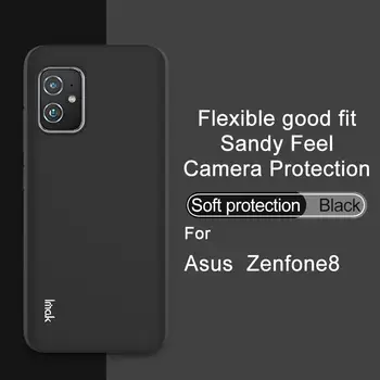 Silikonový kryt imak matný pro Asus Zenfone 8 ZS590KS měkký gelový flexibilní TPU tenký tenký ochranný 6 nejlepší prodej Asus Zenfone 8 - №6
