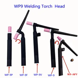 WP9 TIG Torch GTAW Gas Tungsten Arc Welding Gun Argon Air Cooled WP9V Gas Valve WP9F Flexible Neck TIG Welding Torch