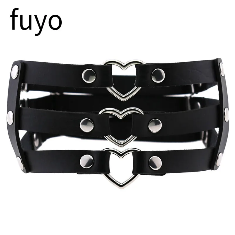 Womens Sexy Elasticity Harness Heart Leg Chain Garter Belts Cosplay Spike High Quality Elastic Thigh Ring Garter Bondage Belts