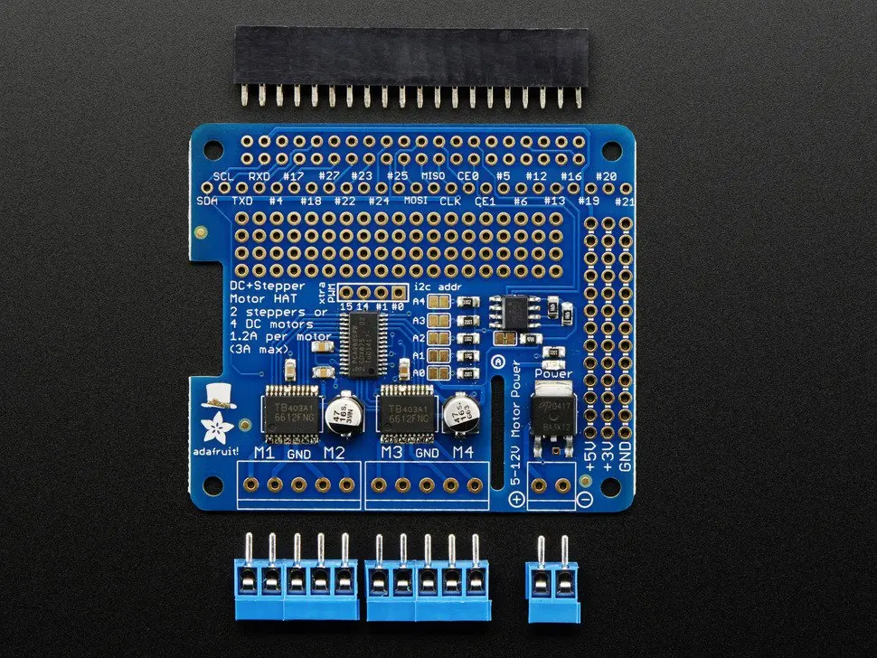 

Stepper motor hat for rapberry pi