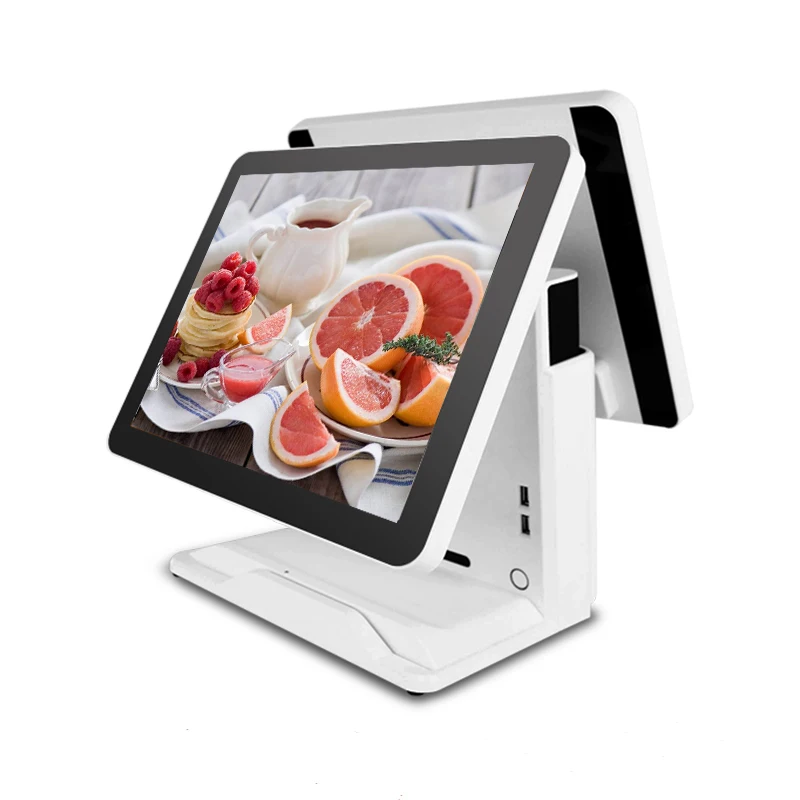 PC Computer lower price pos terminal for supermarket retail restaurant cash register 15 inch capacitive pos hardware