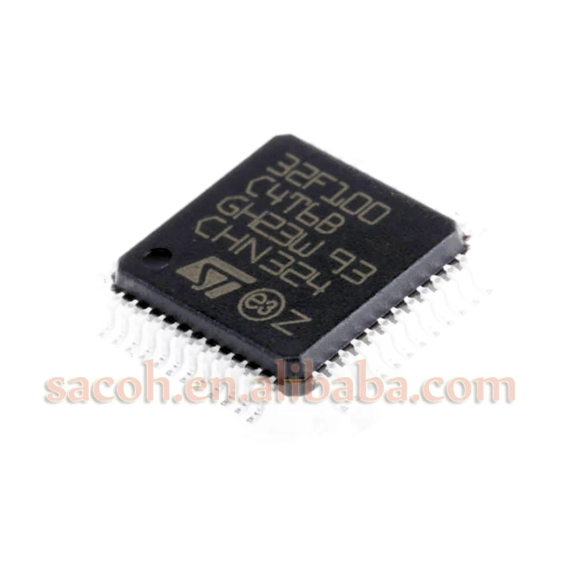 5PCS/lot New OriginaI STM32F100C4T6B or STM32F100C4T6A or STM32F100C4T6 or STM32F100 LQFP-48 advanced ARM-based 32-bit MCU