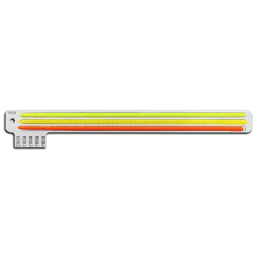 12V 5W Colorful COB LED Light Strip RGW Red Green White 3-color LED Lamp for Face Recognition Lighting Signal Decoration Bulb