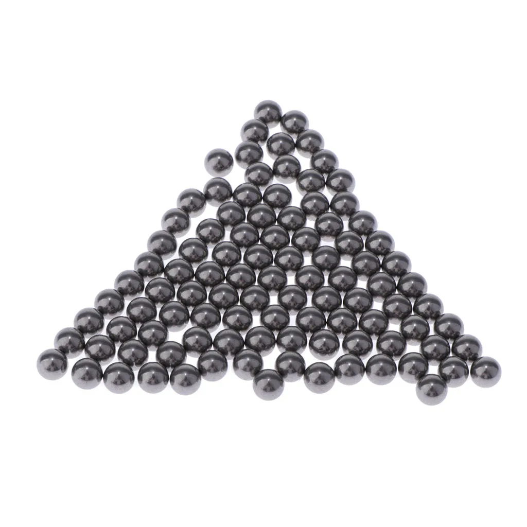 100pack 5mm Round Stainless Steel Mini Paint Mixing Balls Model Supplies Nail Polish Mixing Agitator Balls