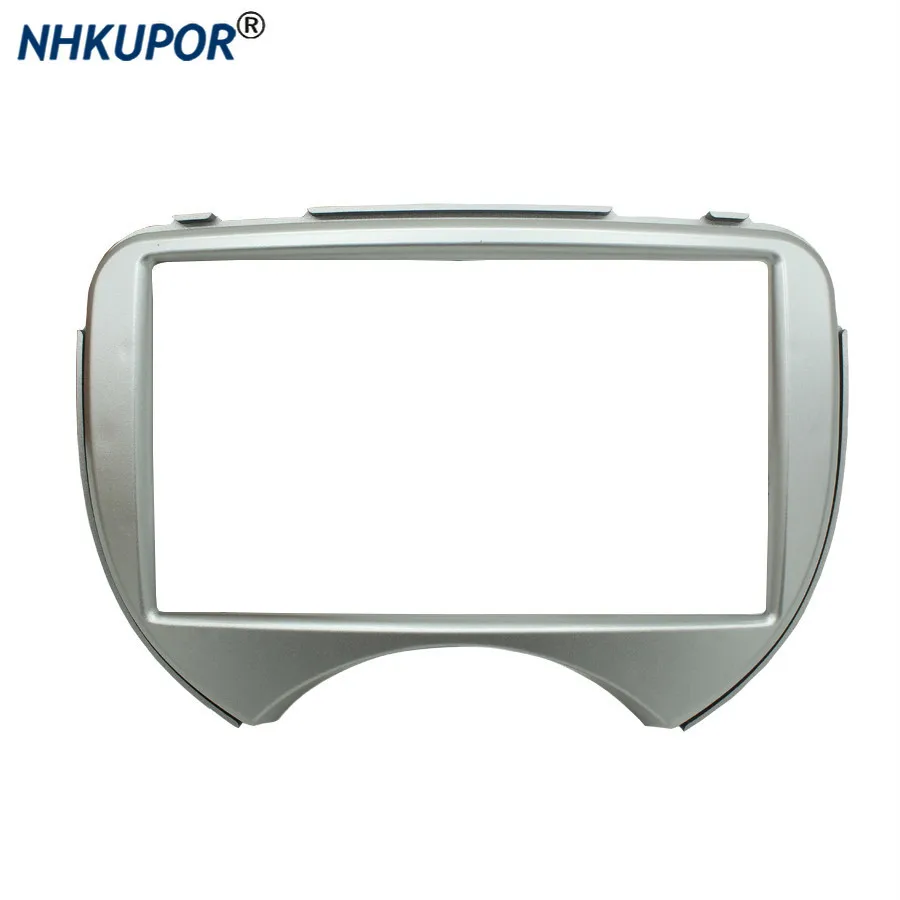 Fascia de Radio de coche de 7 pulgadas para NISSAN Micra March (K13) 2010-2013 RENAULT Pulse Auto Stereo Dash CD Trim Kit de marco de instalación