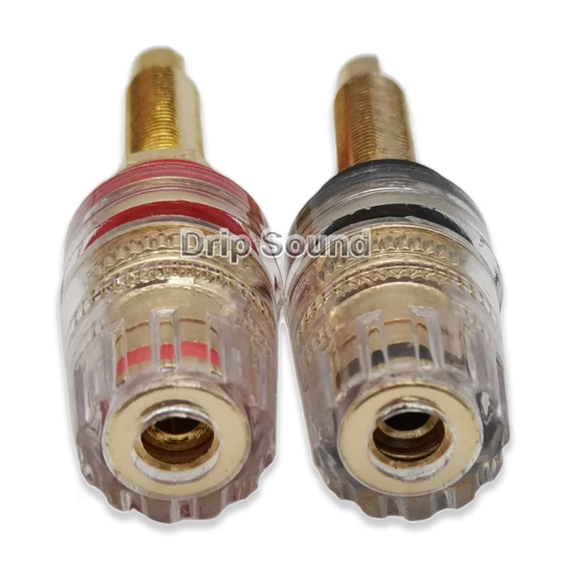 2pcs Amplifier Speaker Terminal Binding Post Cable Plugs Jacks Socket Connector #2