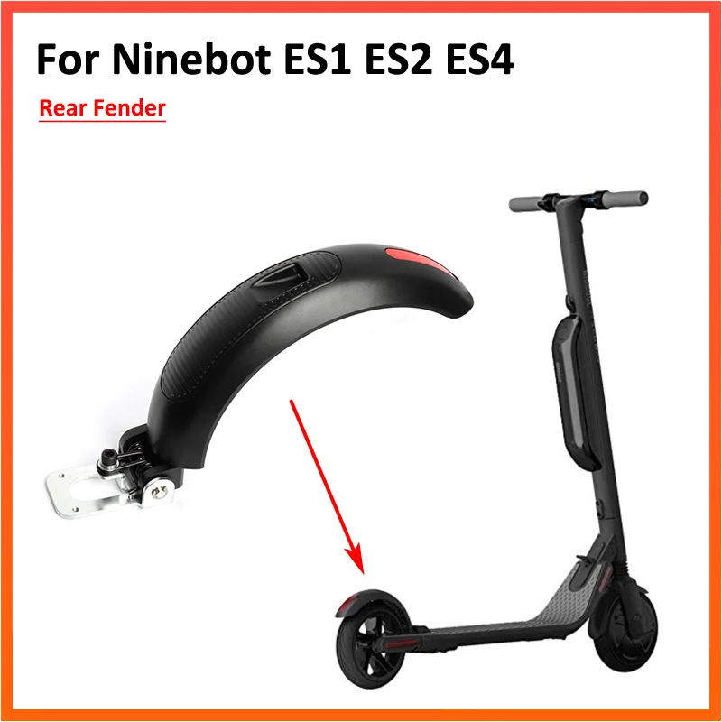 Rear Fender Assembly For Ninebot ES1 ES2 ES4 Electric Scooter Upgraded Metal Fenders Wheel Parts