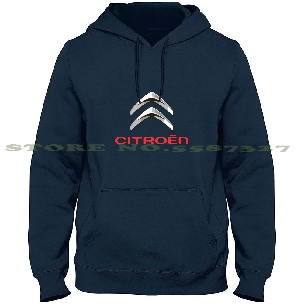 Citroen Logo Red Long Sleeve Hoodie Sweatshirt Vinyl Back Flash Tailgate Eighties Cars Barryboy Tuning Maxpower Retro Retro