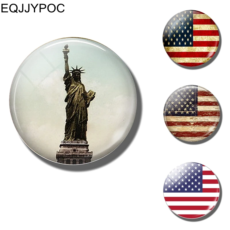 USA fridge magnets countries American flag United States souvenir Statue of Liberty travel refrigerator magnets message board