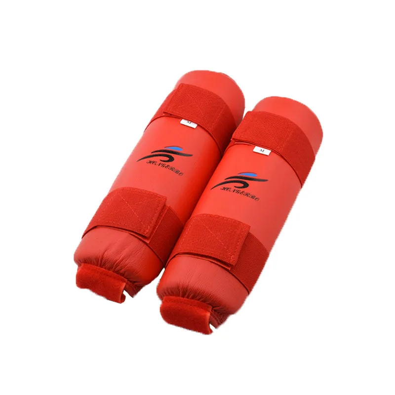 Karate Shin Guards Boxing Gloves Instep Support Leg Foot Protectors Taekwondo Gear KickBoxing MMA Child Men Sparring Equipment