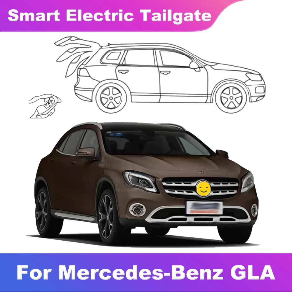 For Mercedes Benz GLA 200 2015-2024 Car Accessories Electric Tailgate Tail Gate  Automatic Trunk Lids Lift Rear Door Remote