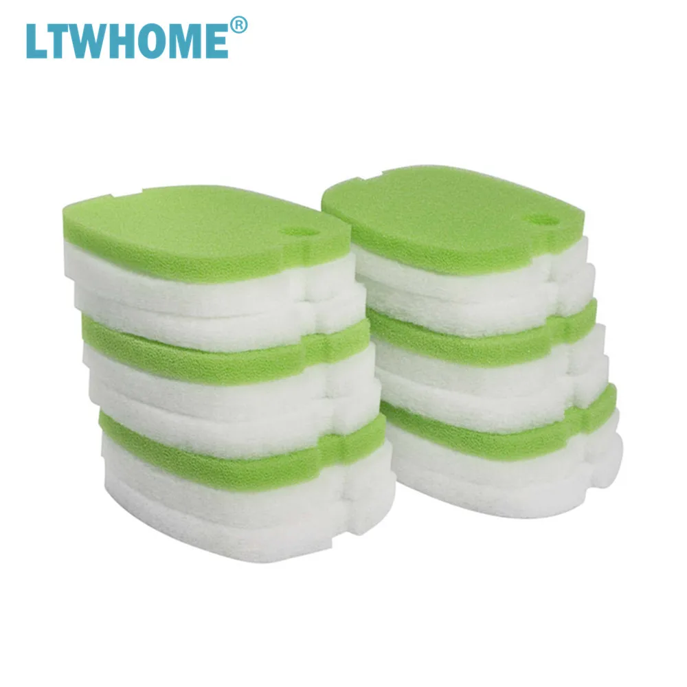 LTWHOME Replacement Coarse and Fine Filter Pads Sets Fit for Sunsun HW-302/505A Canister