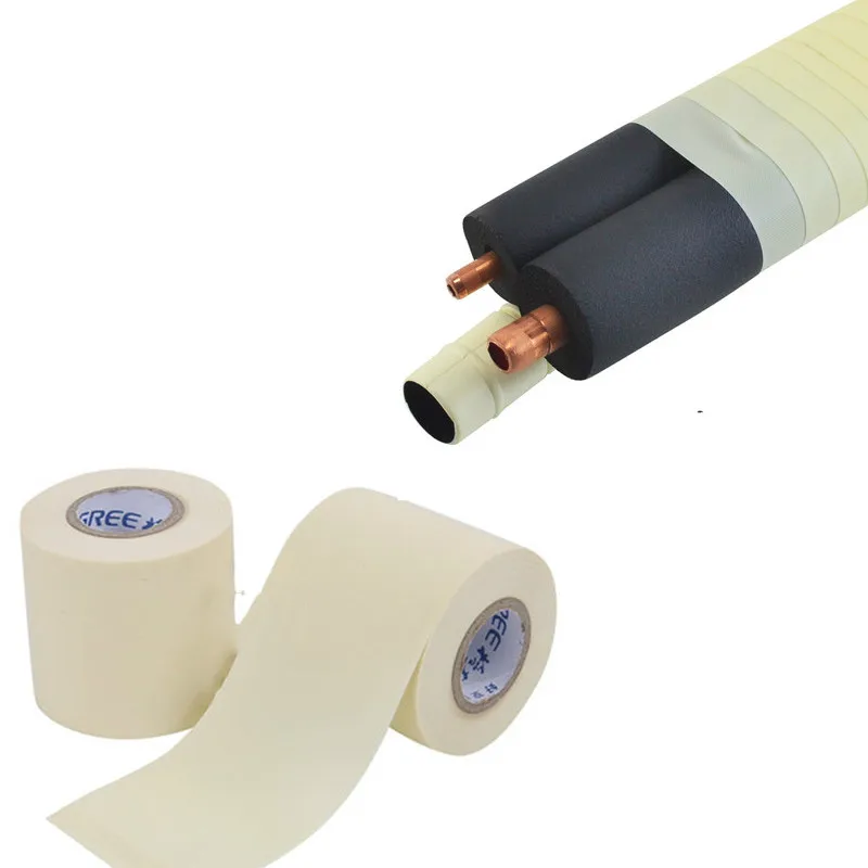 6cmx11M Waterproof pvc wrapping tape Air Conditioner Insulation copper tube banding Tie Strap Air Conditioning pipe repair part