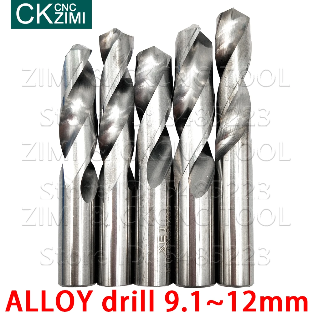 1PCS 9.1-12มม.คาร์ไบด์เจาะสแตนเลสWoodworking Twistเจาะรูเจาะโลหะเครื่องกลึงCNC